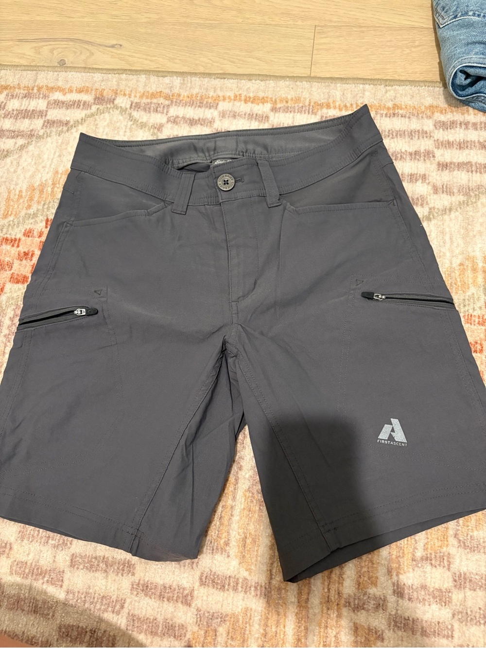 Men's Gray Active Stretch Hiking Shorts Eddie Bauer